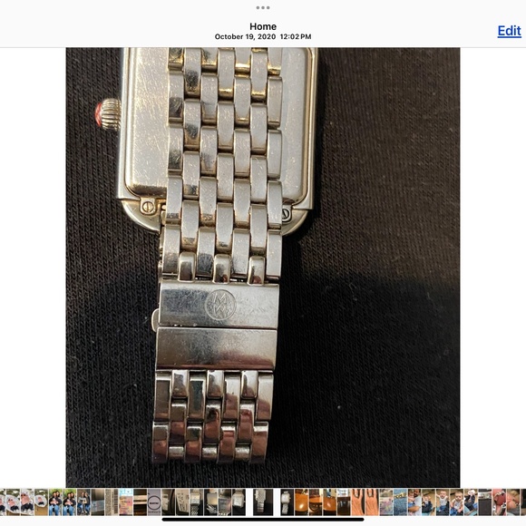 Michele Watch with diamond bezel - Picture 2 of 6